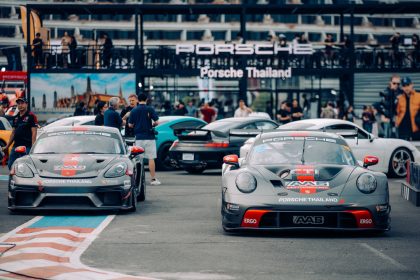 Porsche 956 mobil balap ikonik tampilan depan