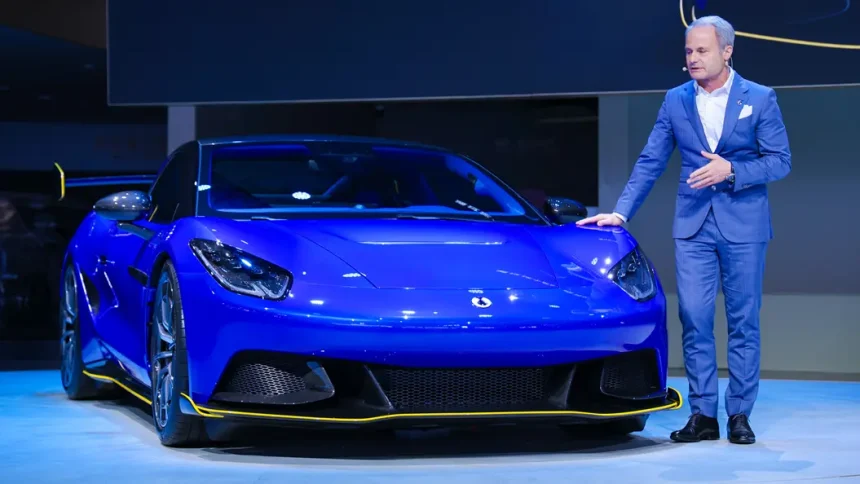 BYD Denza Z supercar listrik tampak depan