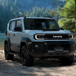 Tampilan eksterior depan Toyota Land Cruiser FJ 2026 warna kuning retro di Thailand