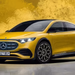 Mercedez Benz berwarna kuning